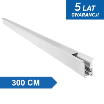 Szyna podtynkowa Magnetic F biała 300cm