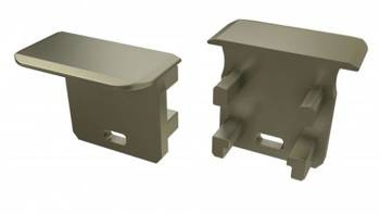 Zaślepka ALU do profilu LED LUMINES G W inox z otworem