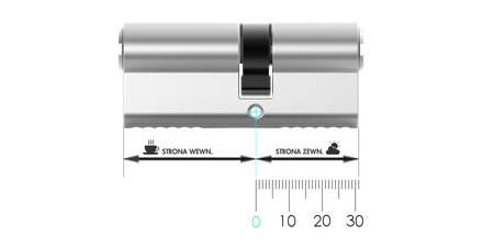 Tedee wkładka Gerda SLR 30-61/30mm zębatka(typ B)