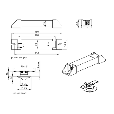 Czujnik obecności KNX PD9-KNX-DX-FC