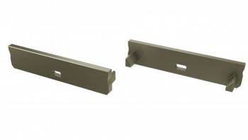 Zaślepka ALU do profilu LED LUMINES SOLIS inox z otworem