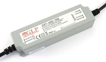 Zasilacz led IP67 stałoprądowy z filtrem PFC Dimming 40