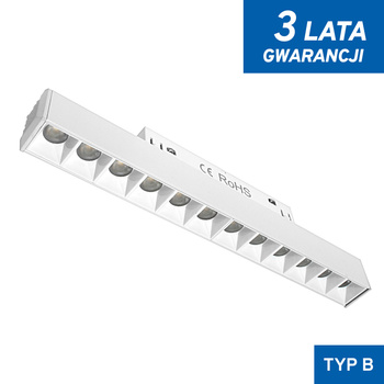 Reflektor LED Magnetic biały 12W 4000K 22cm - TYP B