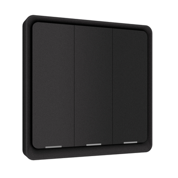 Przycisk 3 obwody czarny do puszki ZigBee TUYA