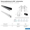 Szyna Podtynkowa Magnetic F czarna 200cm