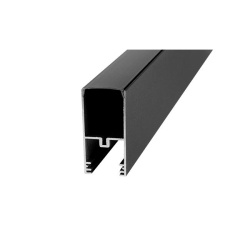 Szynoprzewód 48V Luxo profil czarny natynk 2m
