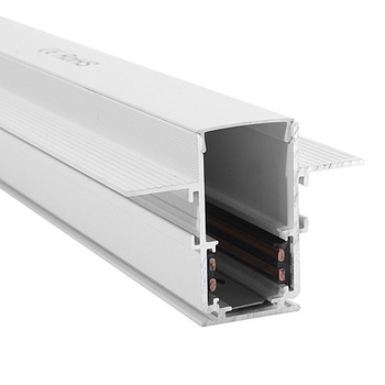 Szyna podtynkowa biała Magnetic D 100cm