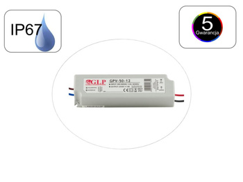 Zasilacz led IP67 50W 12V