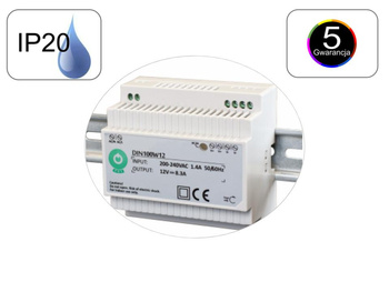Zasilacz DIN na szynę 100W 24V