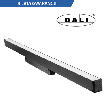 DALI LED linia 48V czarna opal 20W CCT 60cm 1728lm