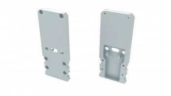 Zaślepka ALU do profilu LED LUMINES TALIA M2+TALIA biała z otworem