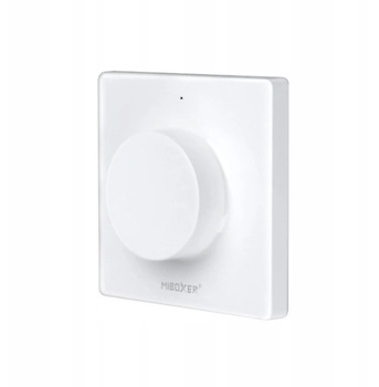 Pilot radiowy biały LED Mono/CCT naścienny z pokrętłem