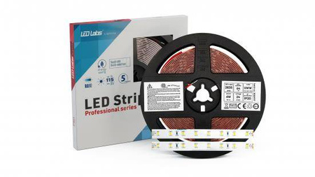 Taśma LED 64 LED/m seria PRO 5Y 24V 6W 910