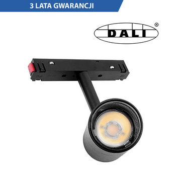 DALI Reflektor 48V czarny 7W CCT 560lm 45x105mm