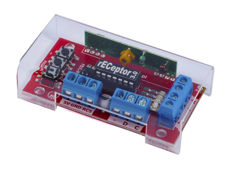 Uniwersalny odbiornik zdalnego sterowania RF/IR