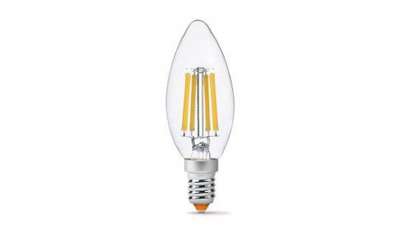 Źródło LED E14 6W G35 Filament Biała Ciepła