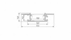 Profil LED LUMINES typ Zati srebrny anodowany 3 m