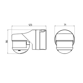 Czujnik ruchu RC-plus next N 230 brąz