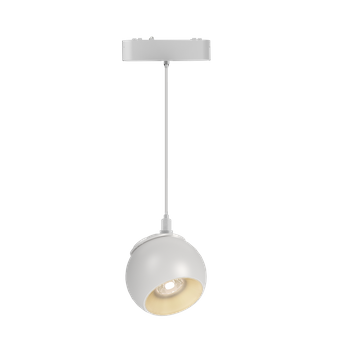 Tracklight LED Luxo 48V 10W 4000K Mars wisząca biała