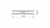 Profil LUMINES typ Metro srebrny anod. 1 m