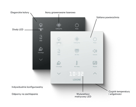 Loxone Touch Pure Flex Air antracytowy