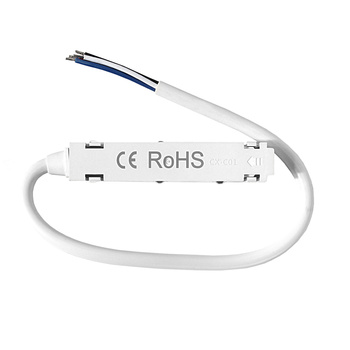 Końcówka zasilająca do szyn Magnetic biała