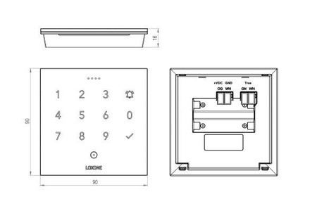 NFC Code Touch Tree antracytowy