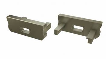 Zaślepka do profilu LED LUMINES D inox z otworem