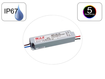 Zasilacz led IP67 36W 5V