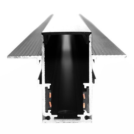 Szyna podtynkowa czarna Magnetic D 200cm - 3 Fazowa - wysyłka od 29.04