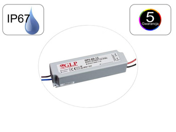 Zasilacz led IP67 60W 12V