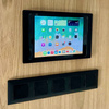 Ramka natynkowa do tabletu UNIFRAME czarny mat