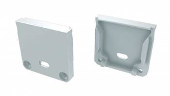 Zaślepka ALU do profilu LED LUMINES DILEDA biała z otworem