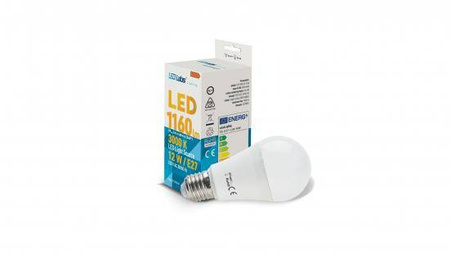 Źródło LED E27 12W A60 Biała Ciepła