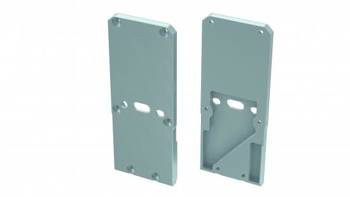 Zaślepka ALU LUMINES UNICO + Talia M2 srebrna prawa z otworem