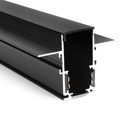 Szyna podtynkowa czarna Magnetic D 100cm