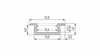 Profil LED LUMINES typ Z surowy 3 m