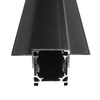 Szyna podtynkowa Mini Magnetic C 100cm czarna