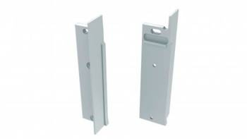 Zaślepka ALU do profilu LED LUMINES FLARO biała prawa do zabudowy z otworem