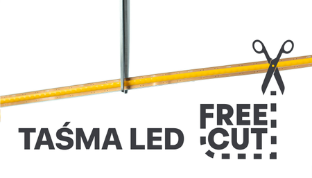 Taśma LED COB Free cut 6W 12V RA90 3000K