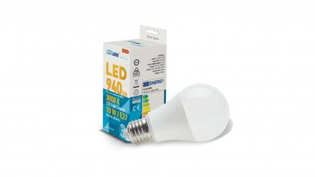 Źródło LED E27 10W A60 Biała Ciepła