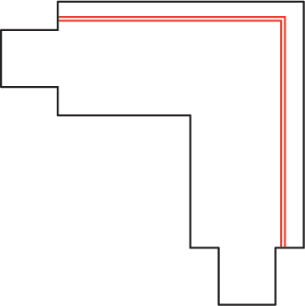 Łącznik 90 st.zewnętrzny Global Track DALI czarny