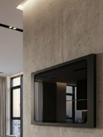 Ramka natynkowa do tabletu UNIFRAME czarny mat