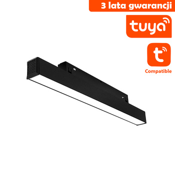 Linia LED Magnetic liniowa opal 30cm TUYA 12W CCT czarna
