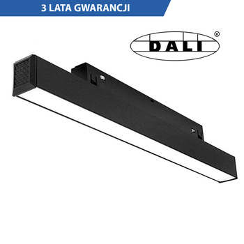 Linia LED Magnetic opal 30cm 12W DALI CCT czarny