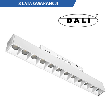 Linia DOT Magnetic 12W DALI CCT 22cm biały