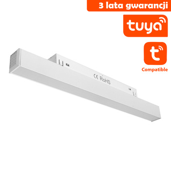 Linia LED Magnetic liniowa opal 30cm TUYA 12W CCT biała