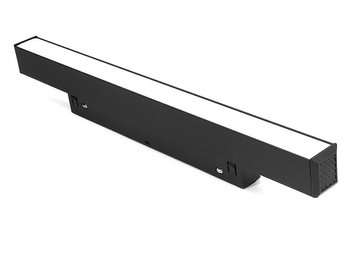 Linia LED Magnetic 12W 3000K opal 30cm czarna