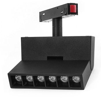 Lampa z diodami Magnetic regulowana 6W 4000K czarna