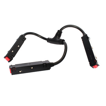 Złącze potrójne "T" Elektryczne Magnetic czarne